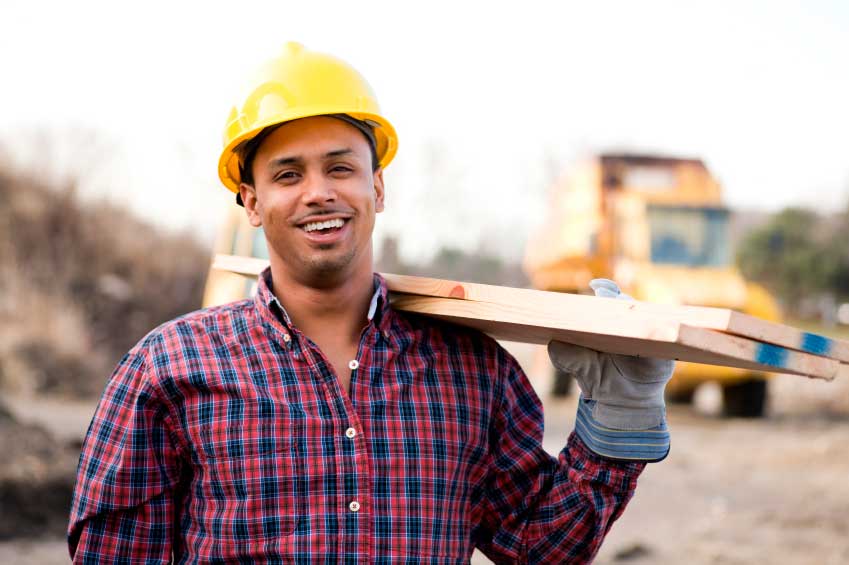 Trabajador de construcción en Canadá