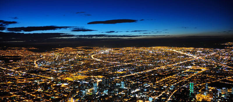 Bogotá en la noche