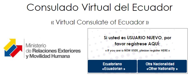Consulado Virtual del Ecuador