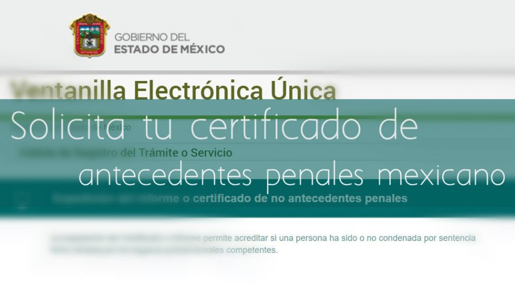 Certificado de antecedentes penales en México