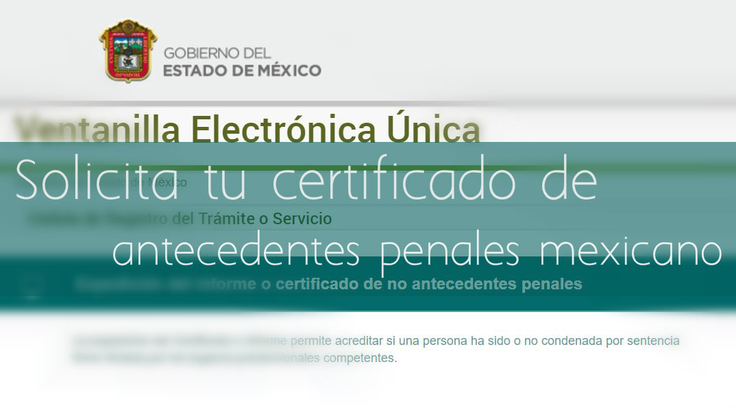 Certificado de antecedentes penales en México