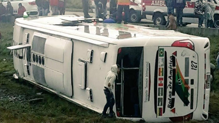 Accidente de rutas de américa ecuador 2017