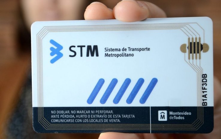 Tarjeta STM Uruguay transporte público