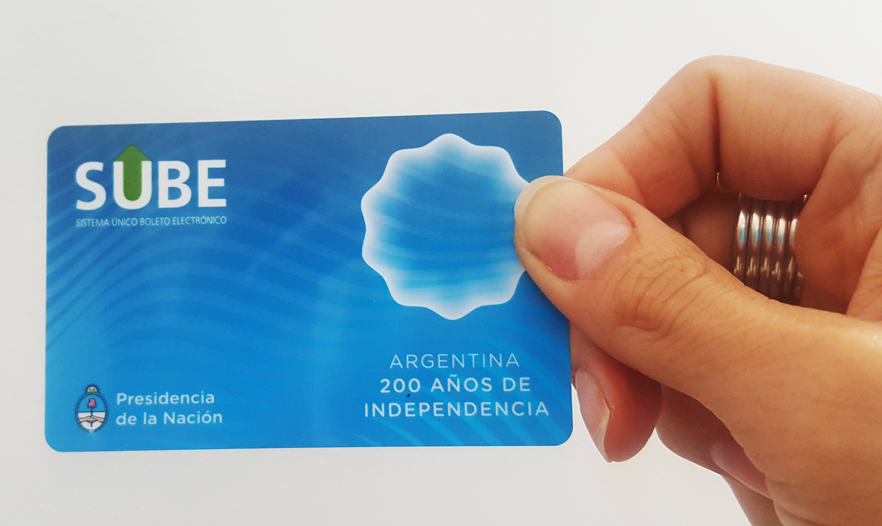 Tarjeta SUBE transporte público Argentina