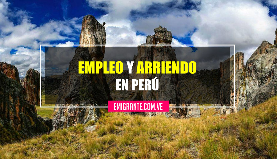 Buscar empleo y arriendo en Perú